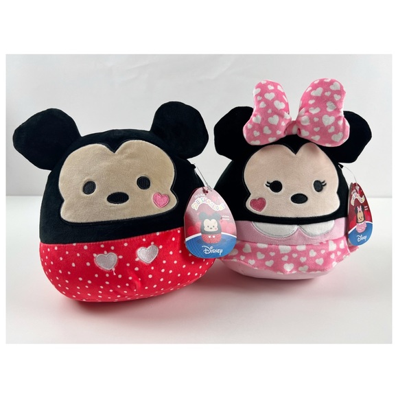 NWT Disney Mickey & Minnie Mouse 2023 Squishmallows Plush Stuffed 8" Soft - Picture 4 of 7